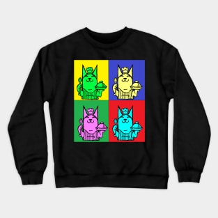 cooking cat chef kiiten by LowEndGraphics Crewneck Sweatshirt